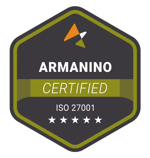 ISO 27001 certified